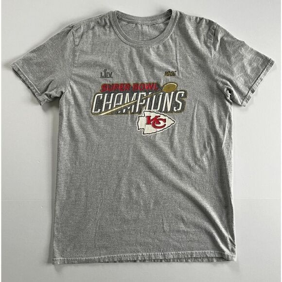 Fanatics Kansas City Chiefs Super Bowl Champions Tee Shirt Men's Medium - Picture 1 of 8